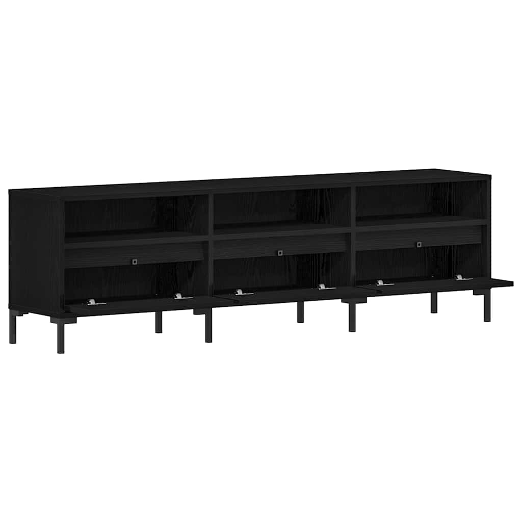 TV ormar Crni hrast 150 x 30 x 44,5 cm Konstruirano drvo