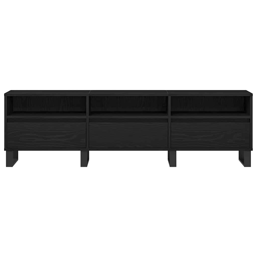 TV ormar Crni hrast 150 x 30 x 44,5 cm Konstruirano drvo