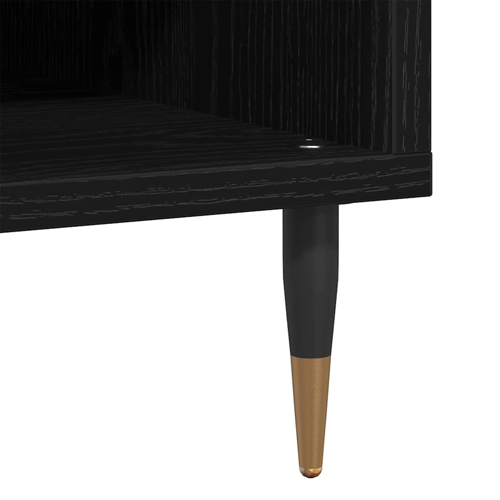 Ormar za ploče Crni hrast 85 x 38 x 48 cm Konstruirano drvo