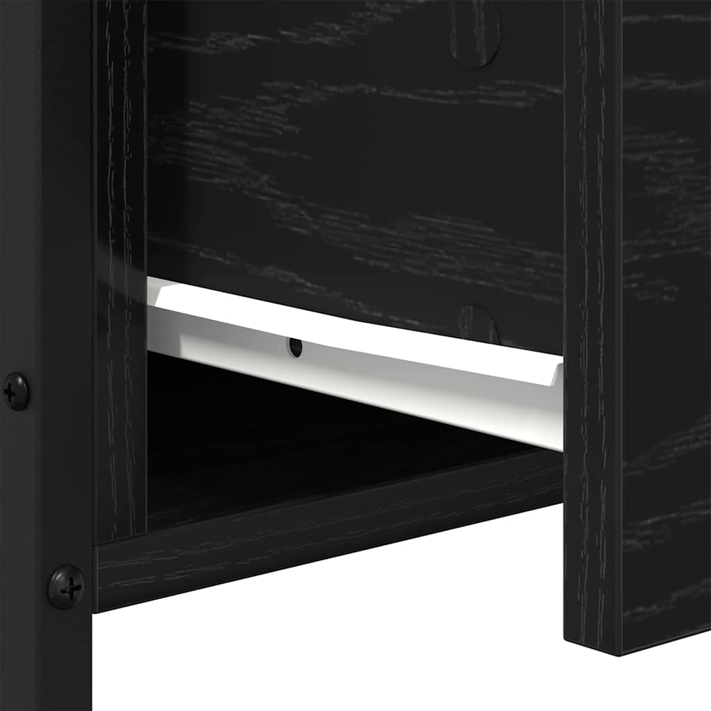 Noćni ormar Crni hrast 34 x 35,5 x 70 cm Konstruirano drvo