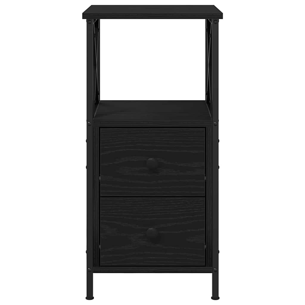 Noćni ormar Crni hrast 34 x 35,5 x 70 cm Konstruirano drvo