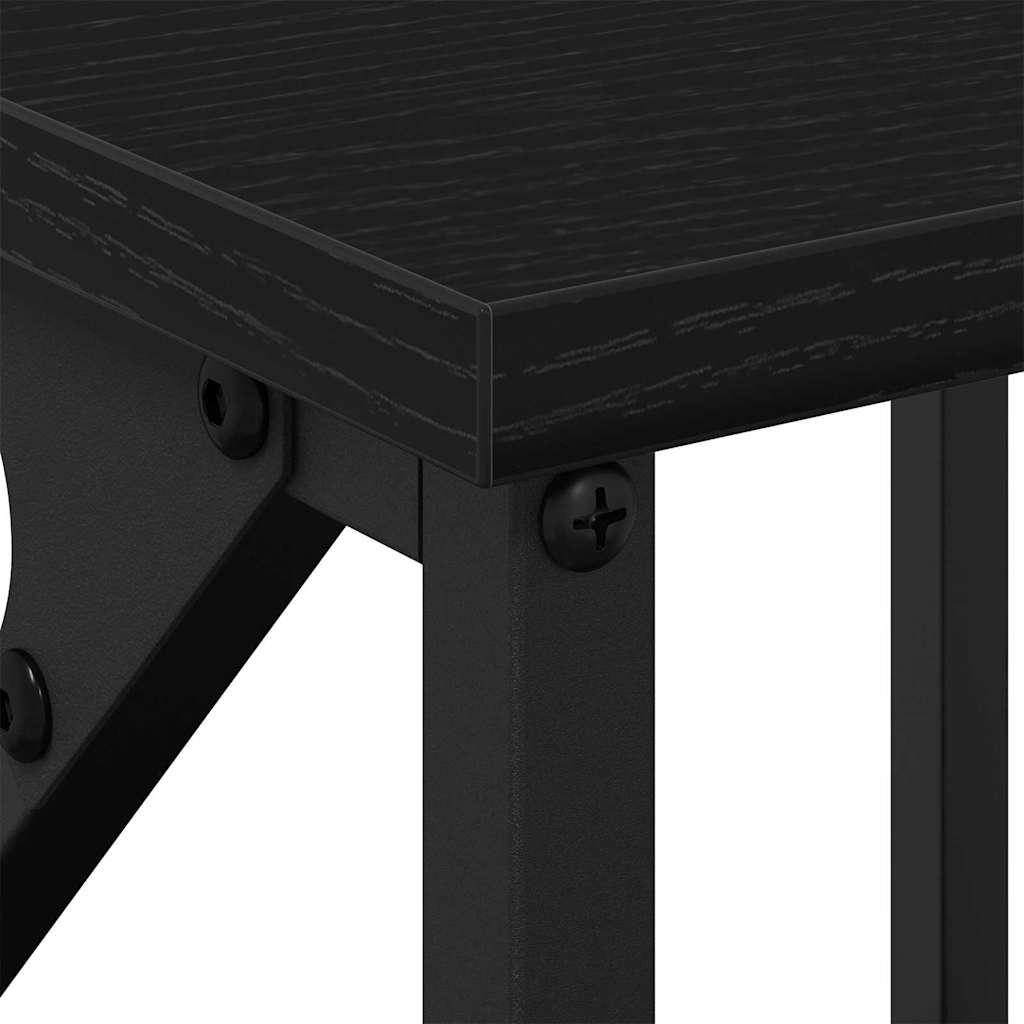 Noćni ormar s ladicama 2 pcs Crni hrast 34 x 35,5 x 70 cm