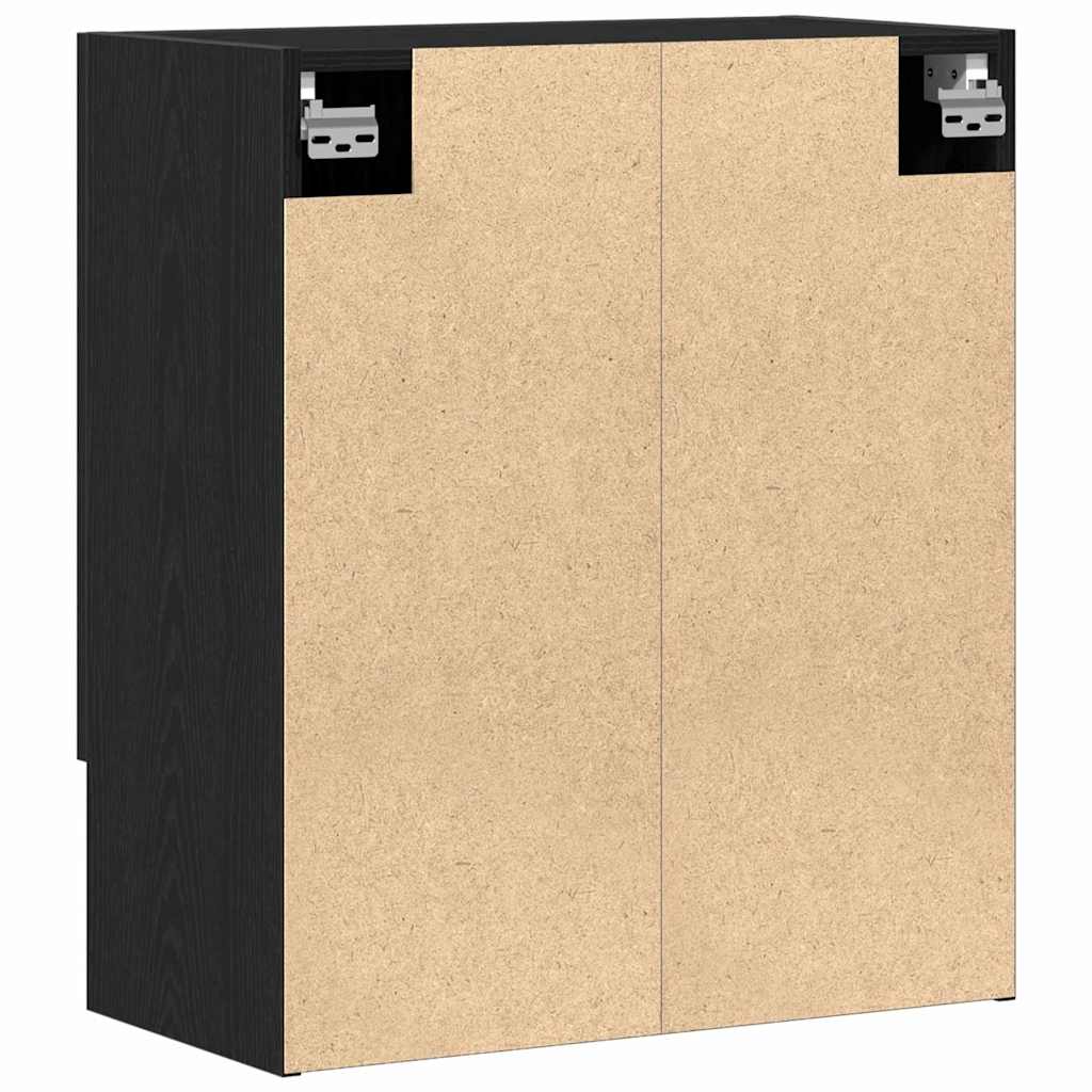 Kabinetski zidni Crni hrast 60 x 31 x 70 cm Konstruirano drvo