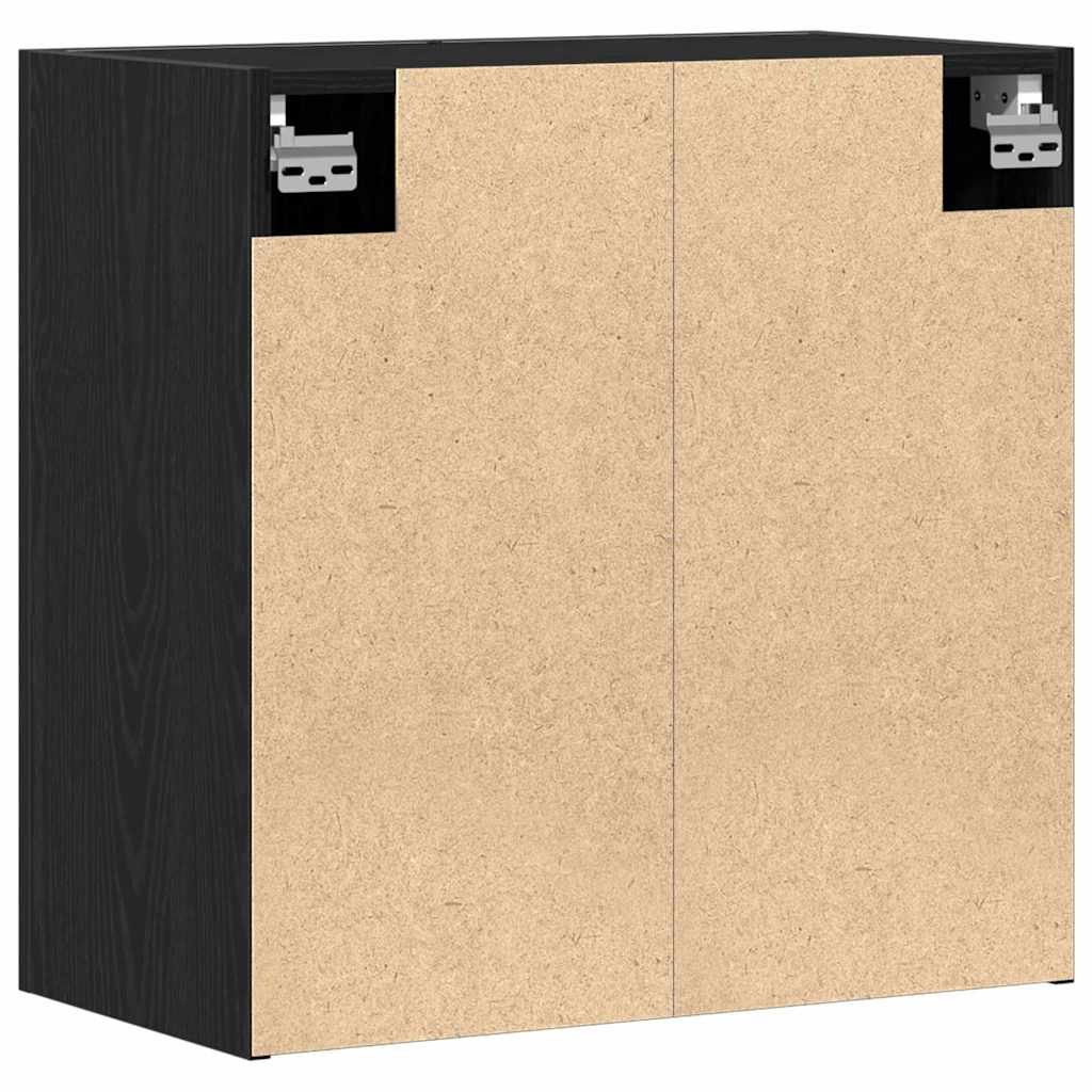 Kabinetski zidni Crni hrast 60 x 31 x 70 cm Konstruirano drvo