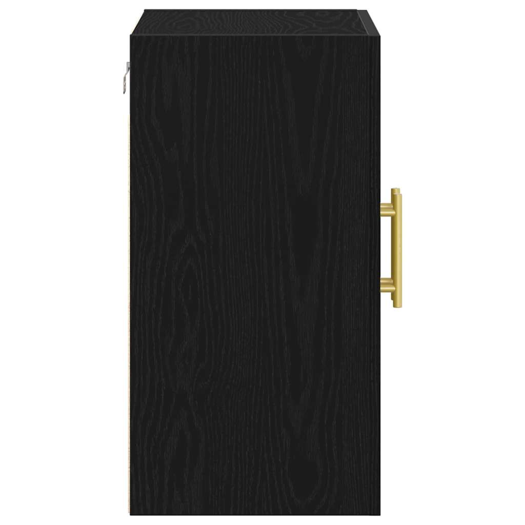 Kabinetski zidni Crni hrast 60 x 31 x 70 cm Konstruirano drvo