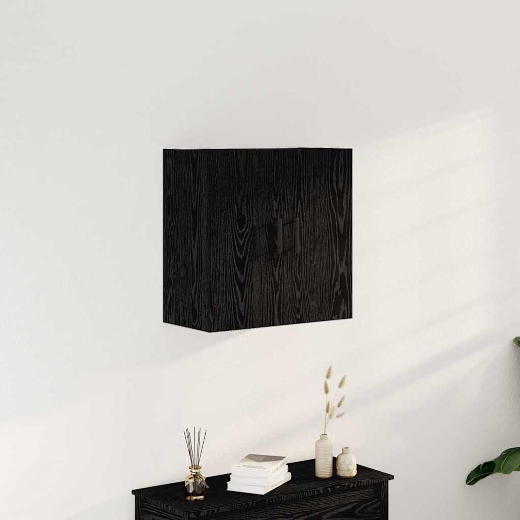 Kabinetski zidni Crni hrast 60 x 31 x 60 cm Konstruirano drvo