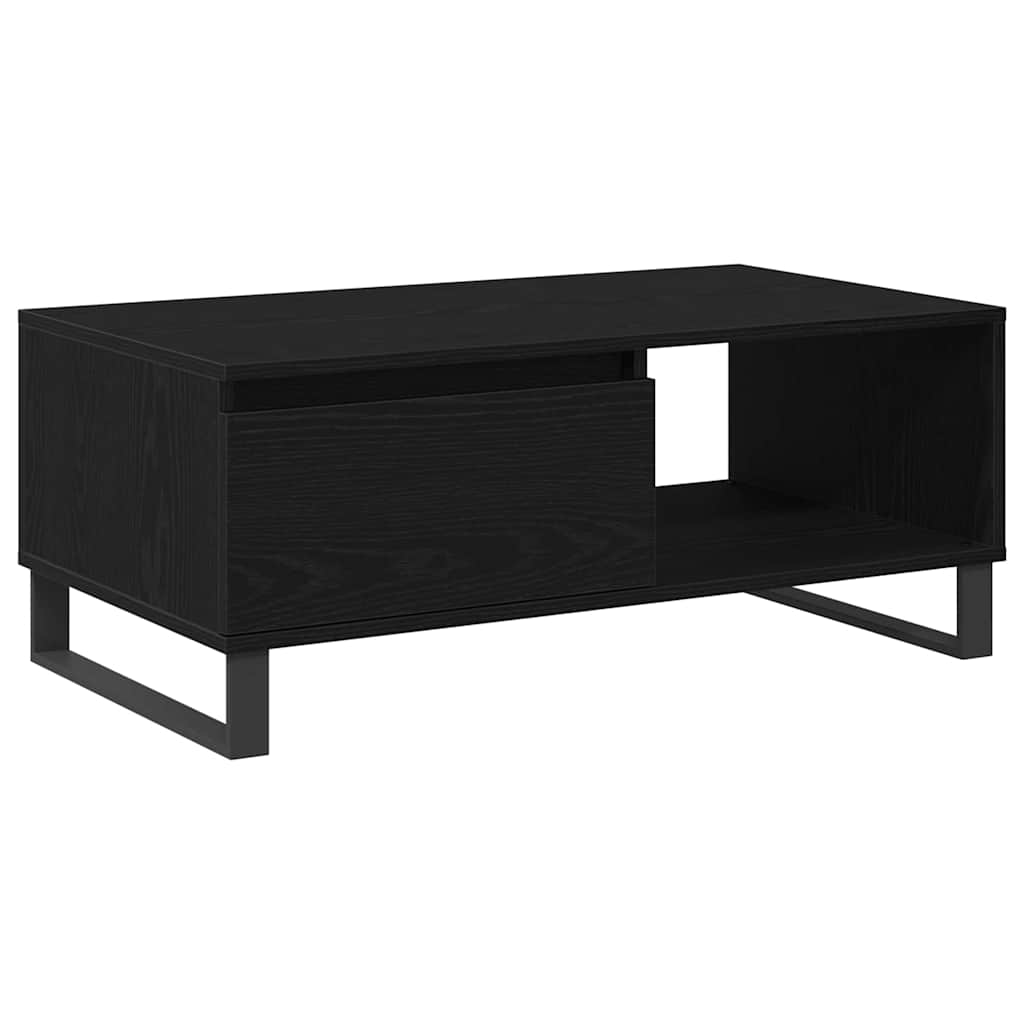 Kava Stol Crni hrast 90 x 50 x 36,5 cm Konstruirano drvo