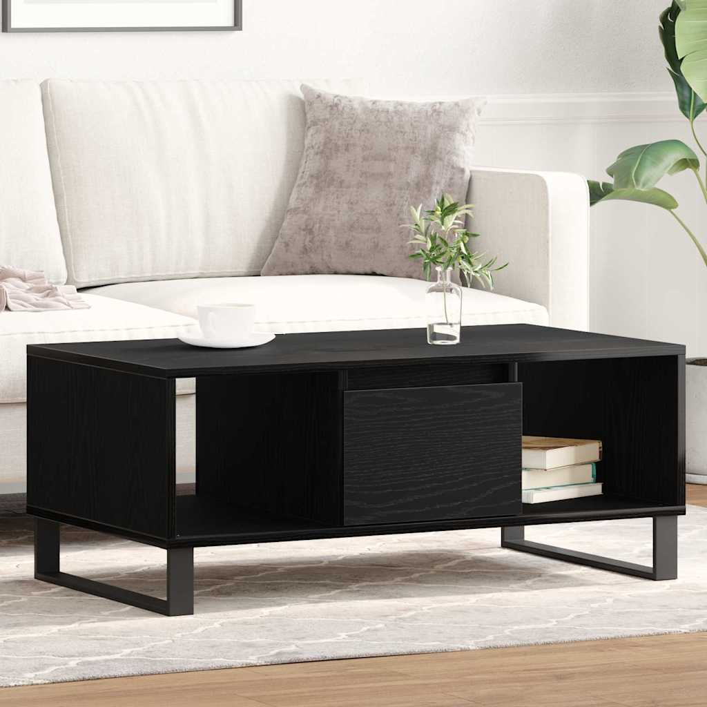 Kava Stol Crni hrast 90 x 50 x 36.5 cm Konstruirano drvo