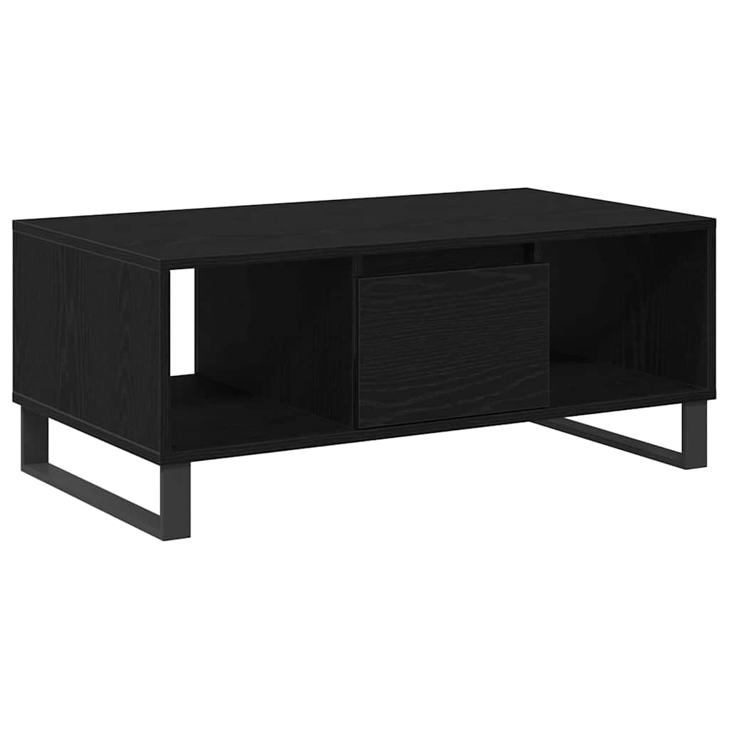 Kava Stol Crni hrast 90 x 50 x 36.5 cm Konstruirano drvo