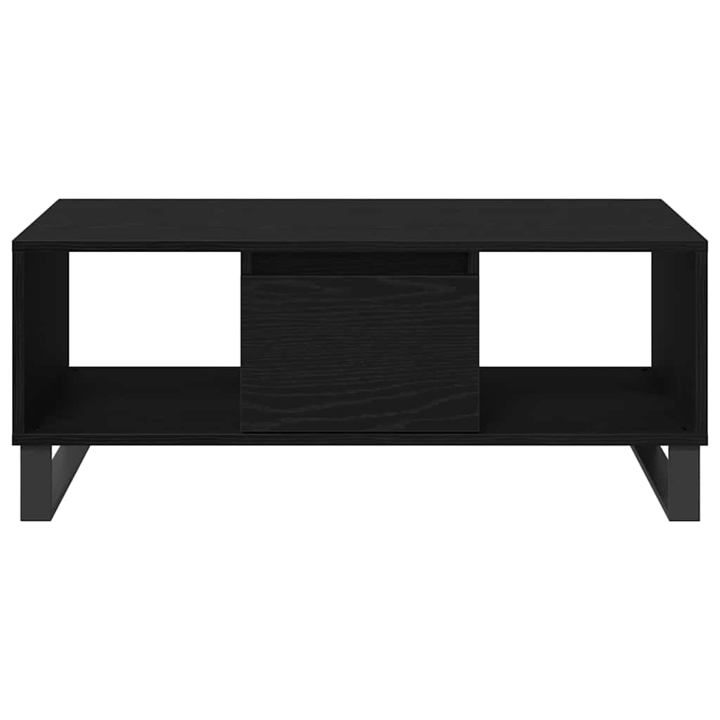 Kava Stol Crni hrast 90 x 50 x 36.5 cm Konstruirano drvo
