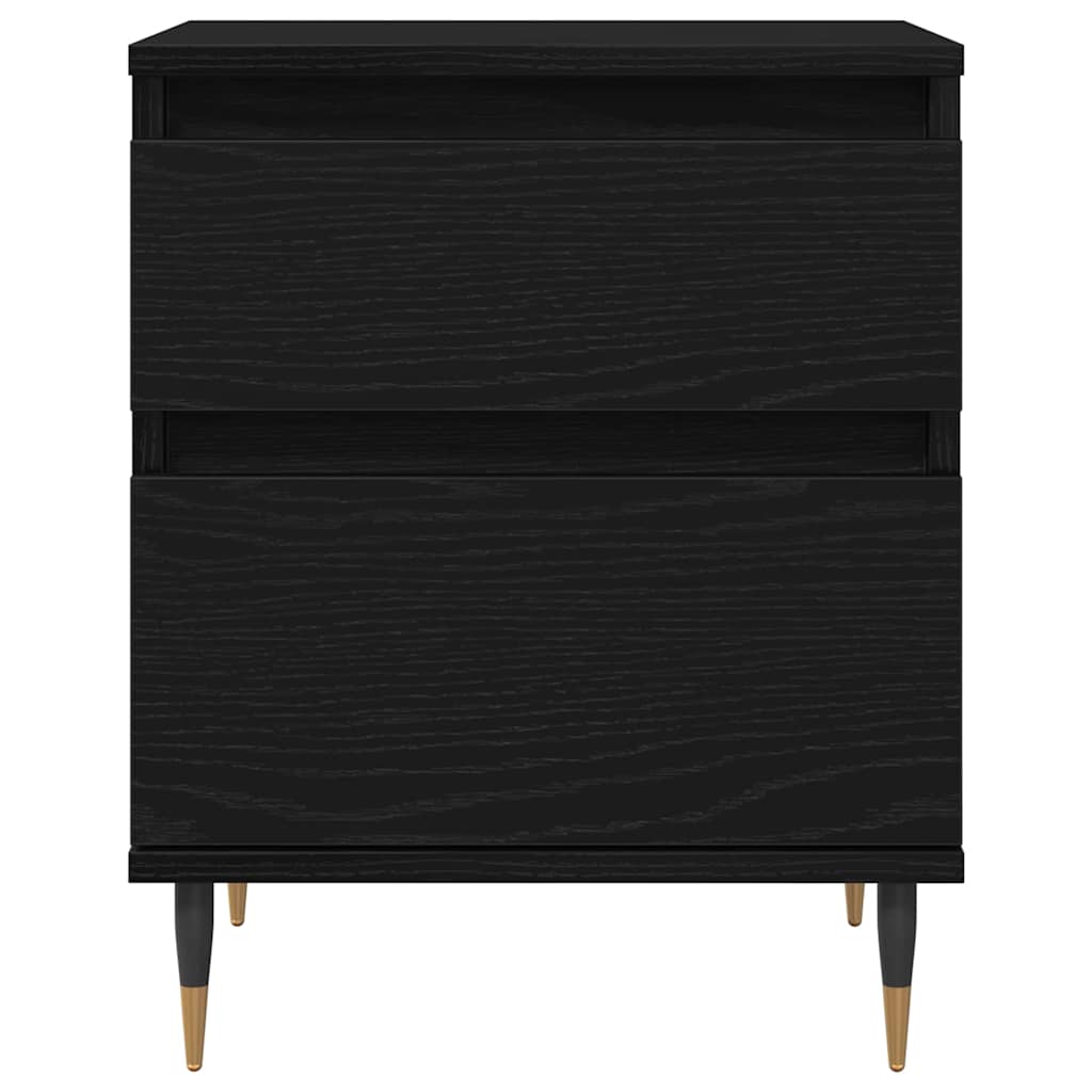Noćni ormar Crni hrast 40 x 35 x 50 cm Konstruirano drvo