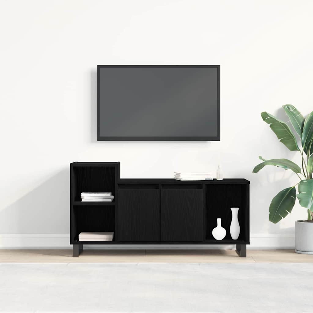Set TV komoda Crni hrast 100 x 35 x 55 cm Konstruirano drvo