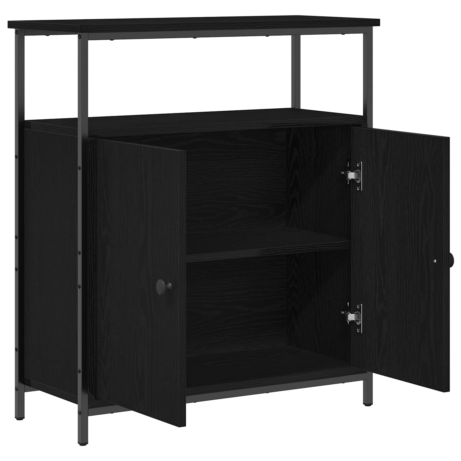 Kreveta Crni hrast 70 x 30 x 80 cm Konstruirano drvo