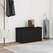 Klupa za pohranu Crni hrast 82 x 42 x 45 cm Konstruirano drvo