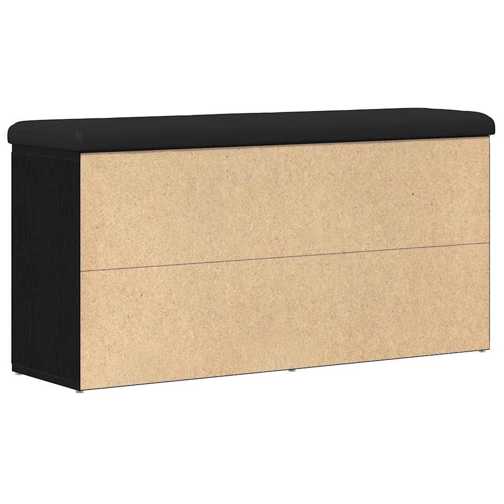 Klupa za pohranu Crni hrast 102 x 32 x 50 cm Konstruirano drvo