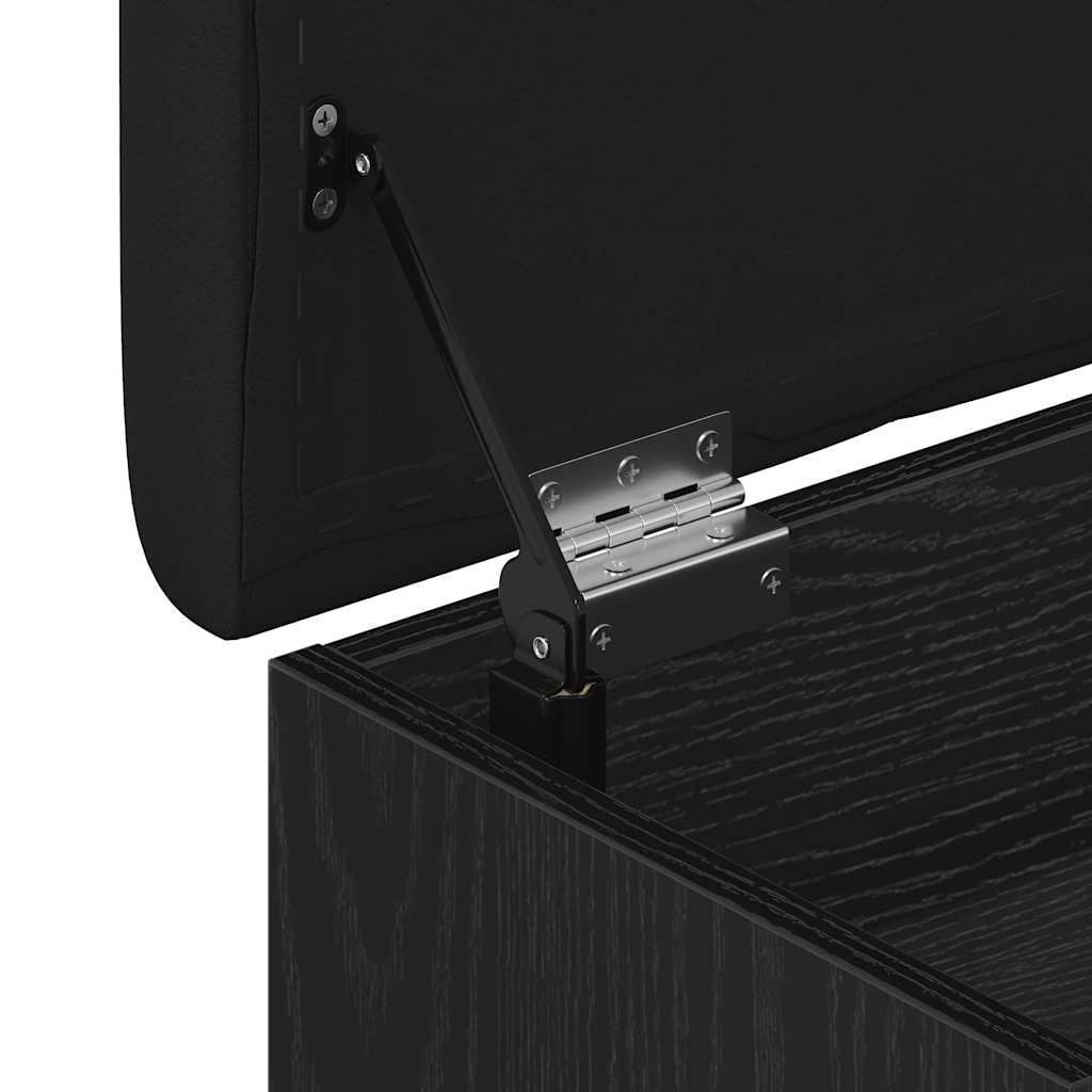 Klupa za cipele Crna 80 x 30 x 45 cm Konstruirano drvo
