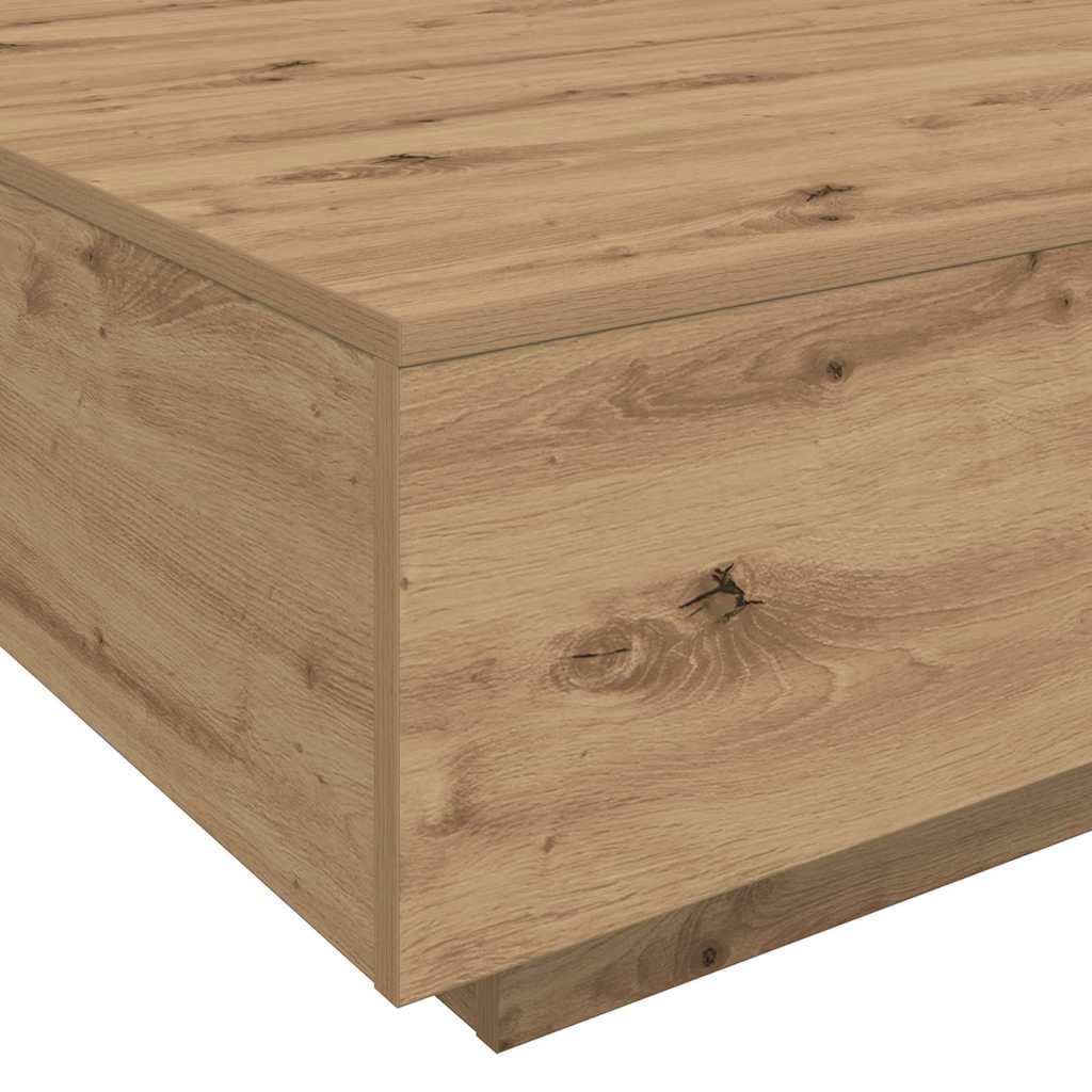 Kava Stol Umjetnički hrast 100 x 100 x 31 cm Konstruirano drvo