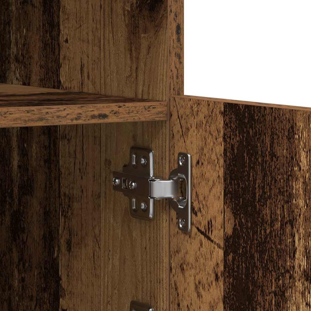 LED komoda Smeđa 60,5 x 37 x 67 cm Konstruirano drvo
