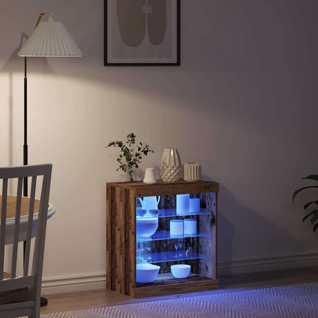 LED komoda Staro drvo 60,5 x 37 x 67 cm Konstruirano drvo