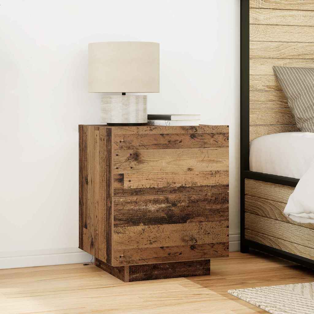 Noćni ormar Staro drvo 45 x 40 x 55 cm Konstruirano drvo
