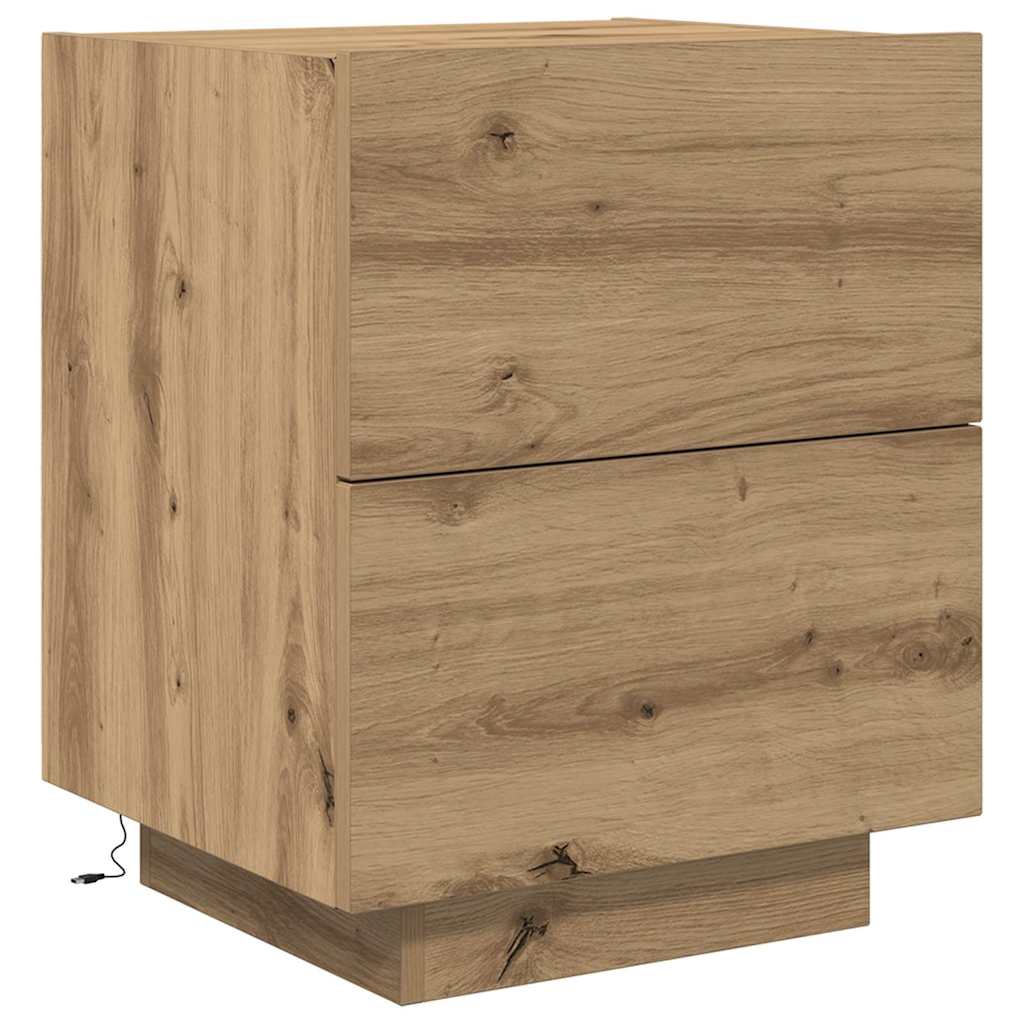 Noćni ormar Umjetnički hrast 45 x 40 x 55 cm Konstruirano drvo