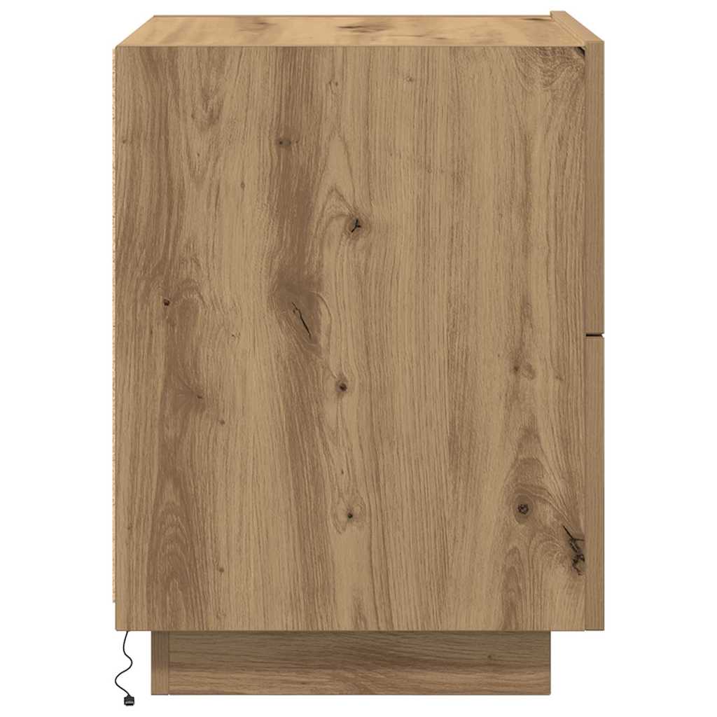 Noćni ormar Umjetnički hrast 45 x 40 x 55 cm Konstruirano drvo