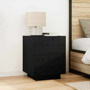 Noćni ormar 2 pcs Crni hrast 45 x 40 x 55 cm Konstruirano drvo