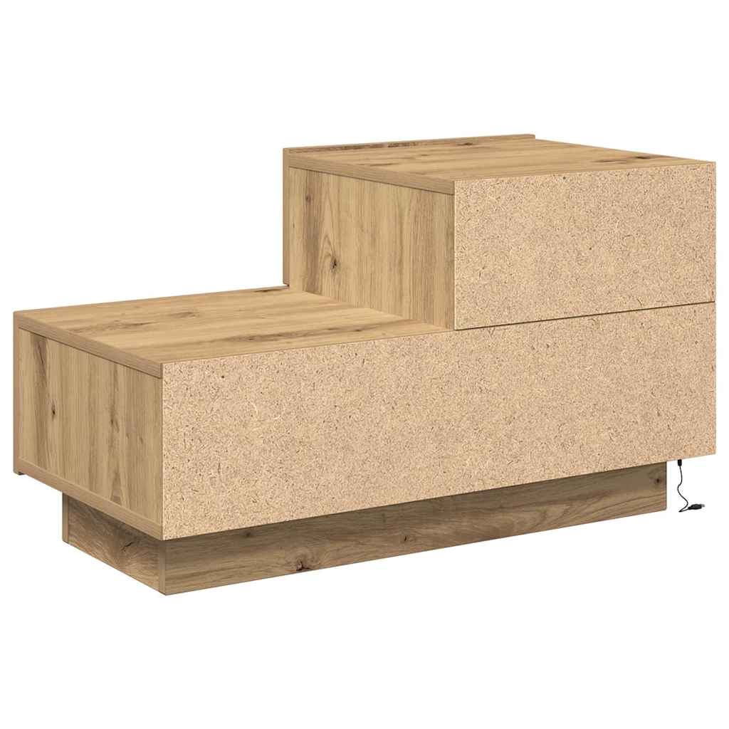 Noćni ormar s ladicama Umjetnički hrast 70 x 36 x 40,5 cm