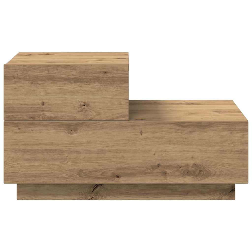 Noćni ormar s ladicama Umjetnički hrast 70 x 36 x 40,5 cm