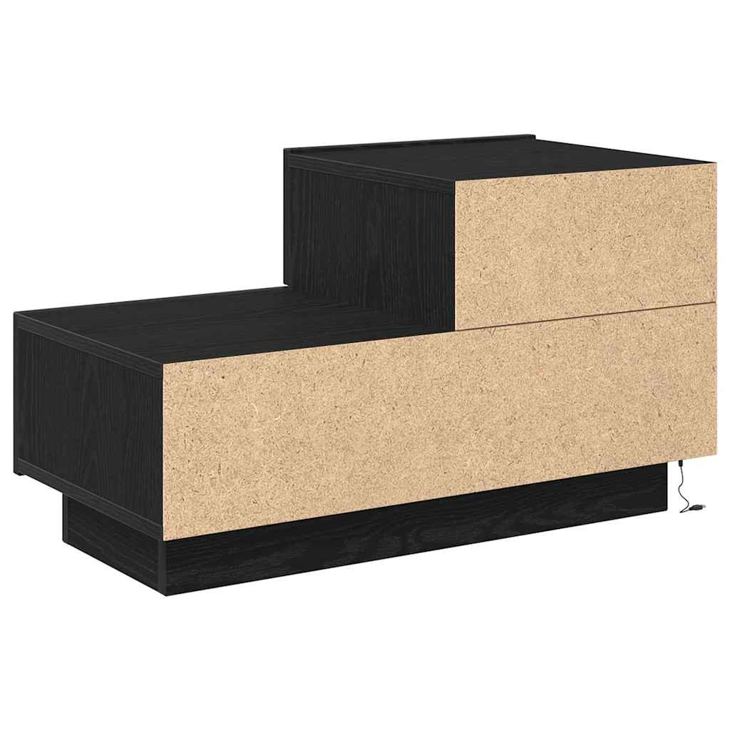 Noćni ormar Crni hrast 70 x 36 x 40,5 cm Konstruirano drvo