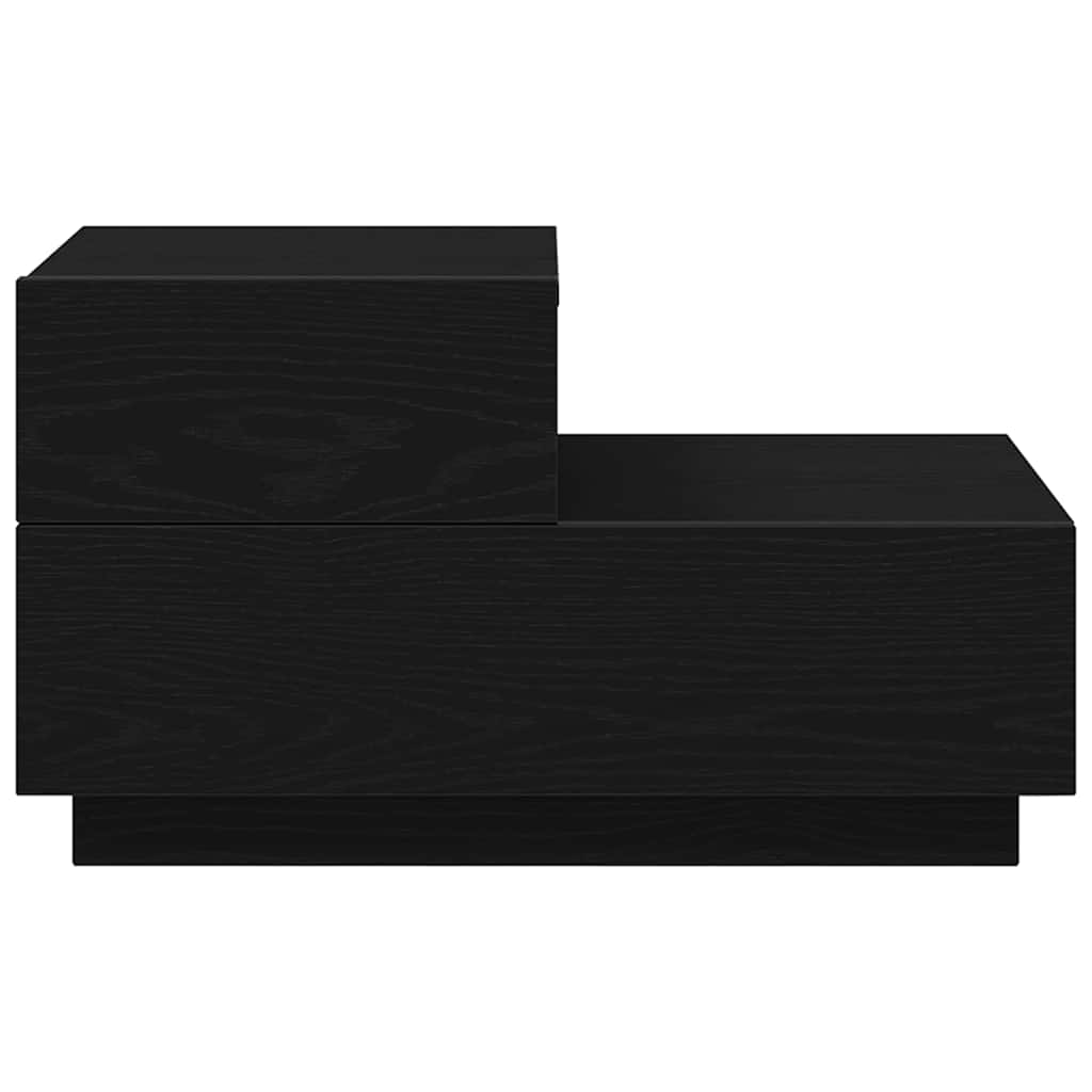 Noćni ormar Crni hrast 70 x 36 x 40,5 cm Konstruirano drvo