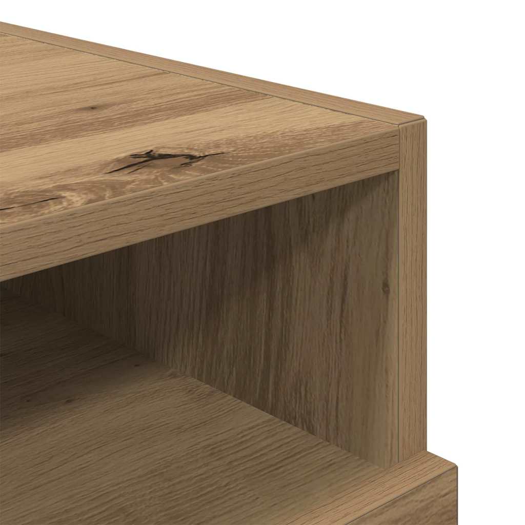 Noćni ormar s ladicama 2 pcs Umjetnički hrast 40 x 39 x 37 cm