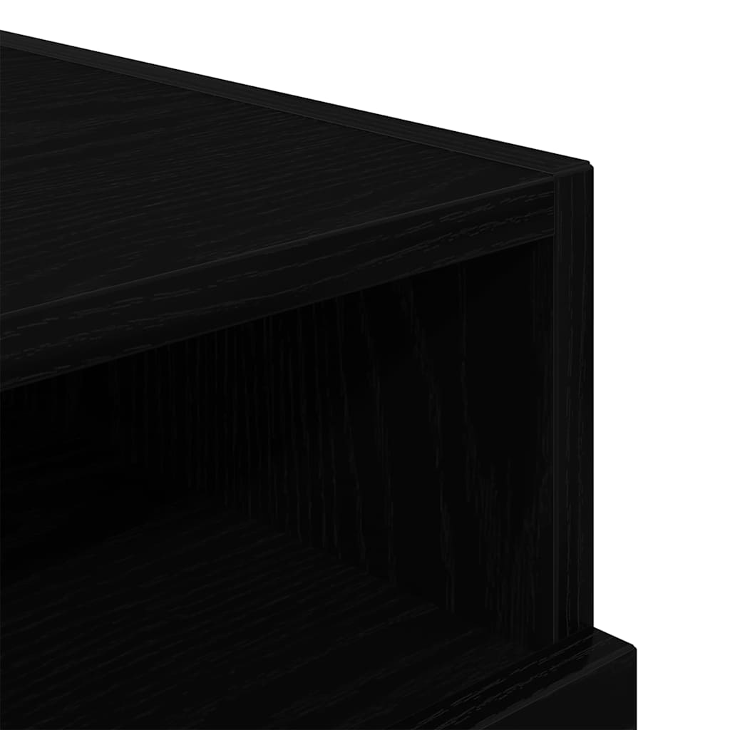 Noćni ormar Crni hrast 40 x 39 x 37 cm Konstruirano drvo