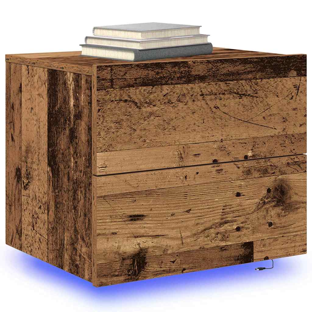 Noćni ormar Staro drvo 50 x 39 x 41 cm Konstruirano drvo