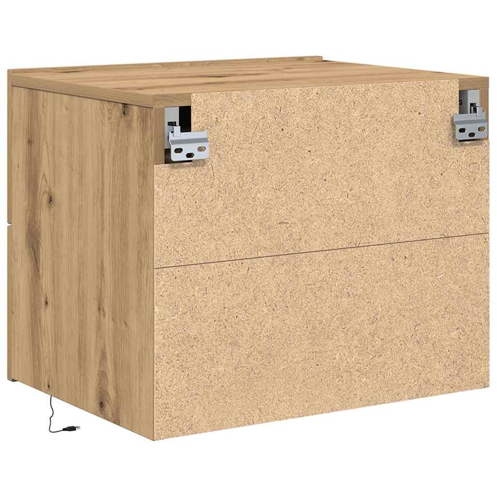 Noćni ormar Umjetnički hrast 50 x 39 x 41 cm Konstruirano drvo