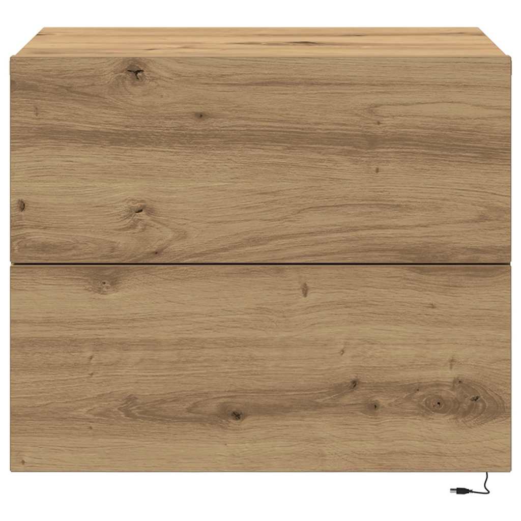 Noćni ormar Umjetnički hrast 50 x 39 x 41 cm Konstruirano drvo