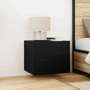 Noćni ormar 2 pcs Crni hrast 50 x 39 x 41 cm Konstruirano drvo