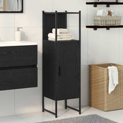 Set namještaja za kupaonicu Zidne Crni hrast 33 x 33 x 120,5 cm