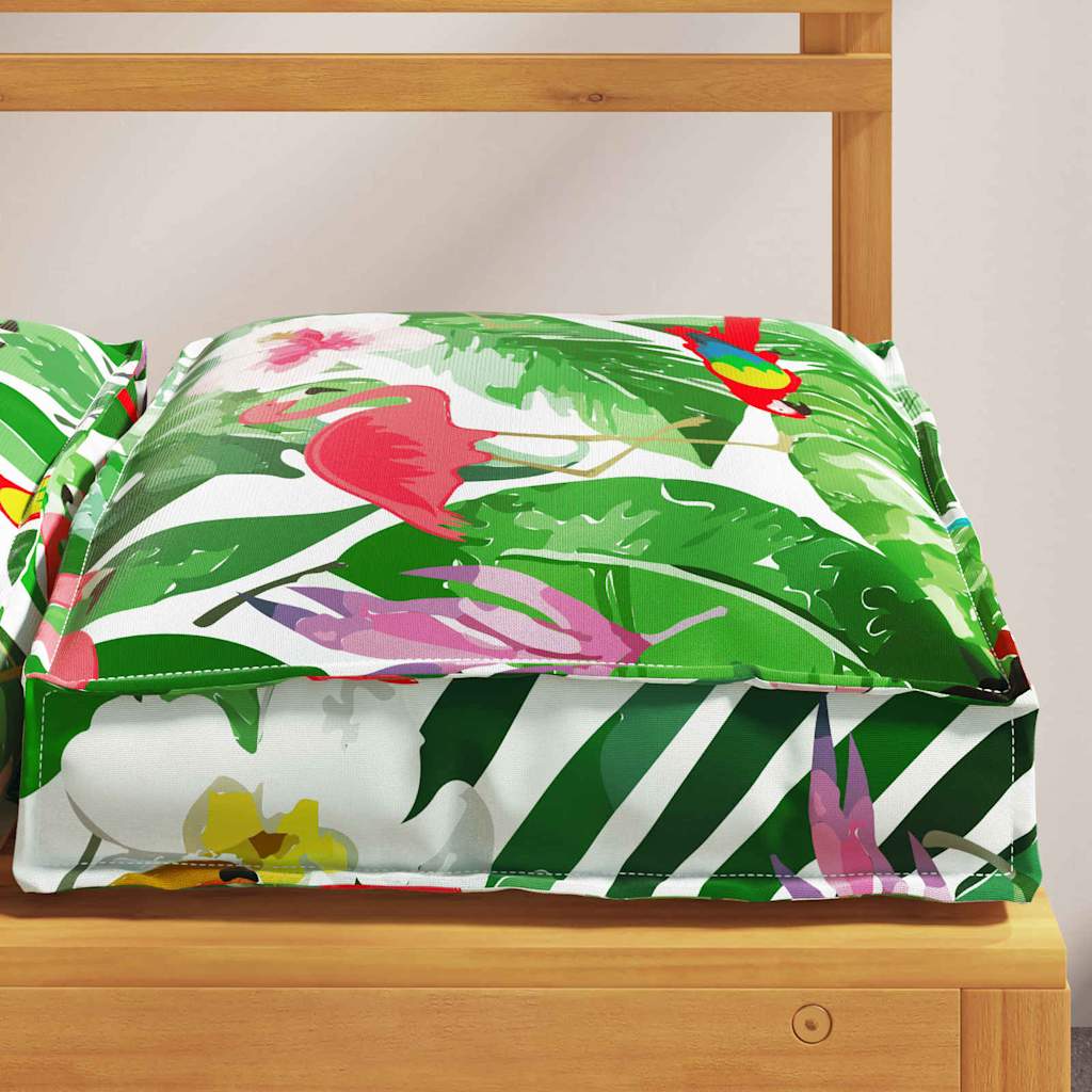 Jastuk Cvjetni 2 pcs Šareni 40 x 40 x 8 cm Oxford tkanina