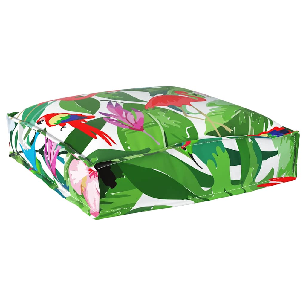 Jastuk Cvjetni 4 pcs Šareni 40 x 40 x 8 cm Oxford tkanina