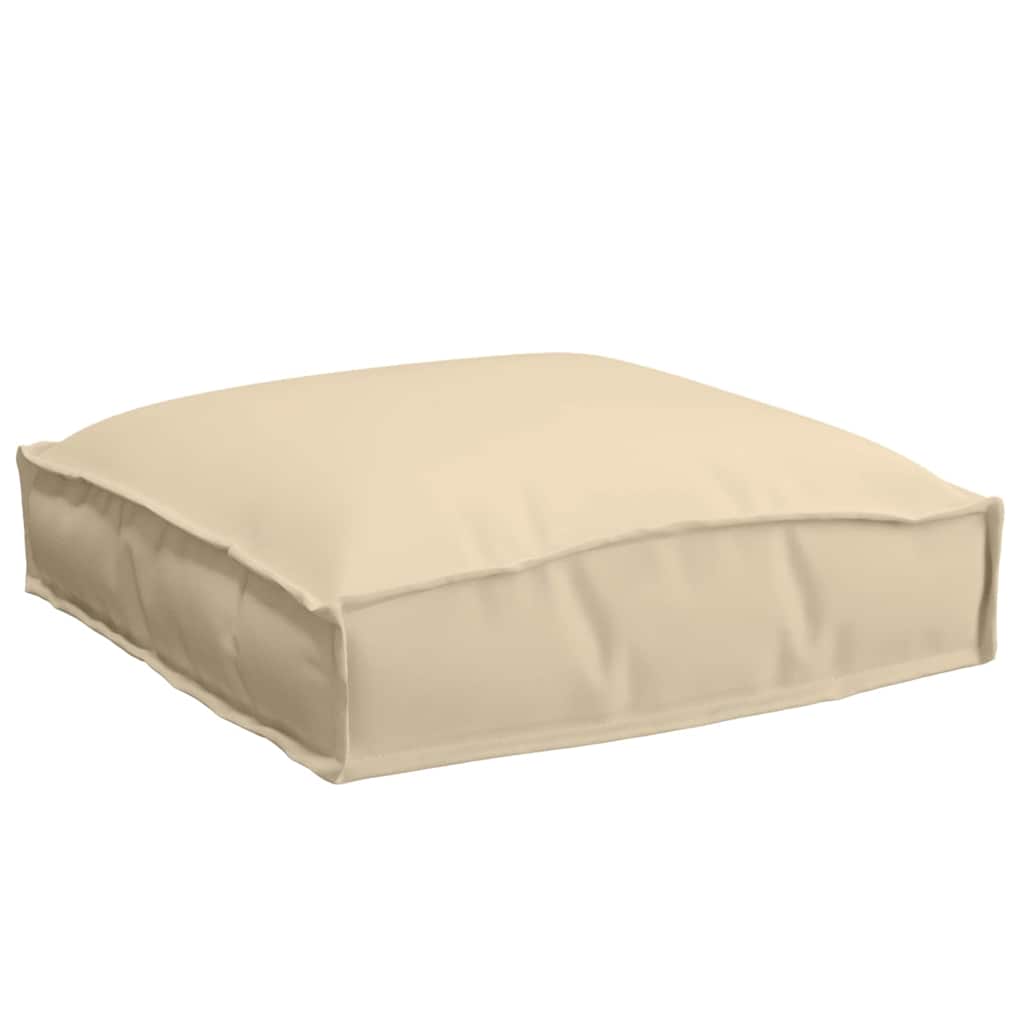 Jastuk 6 pcs Bež 40 x 40 x 8 cm Oxford tkanina