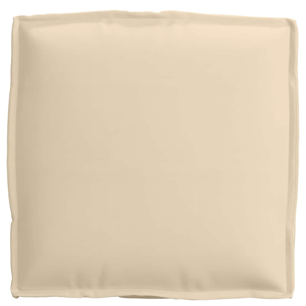 Jastuk 6 pcs Bež 40 x 40 x 8 cm Oxford tkanina
