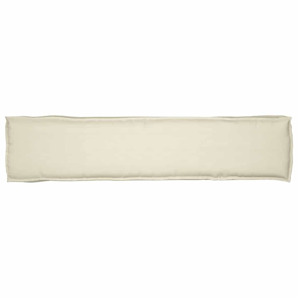 Jastučić za palete Krema 180 x 40 x 8 cm Oxford tkanina