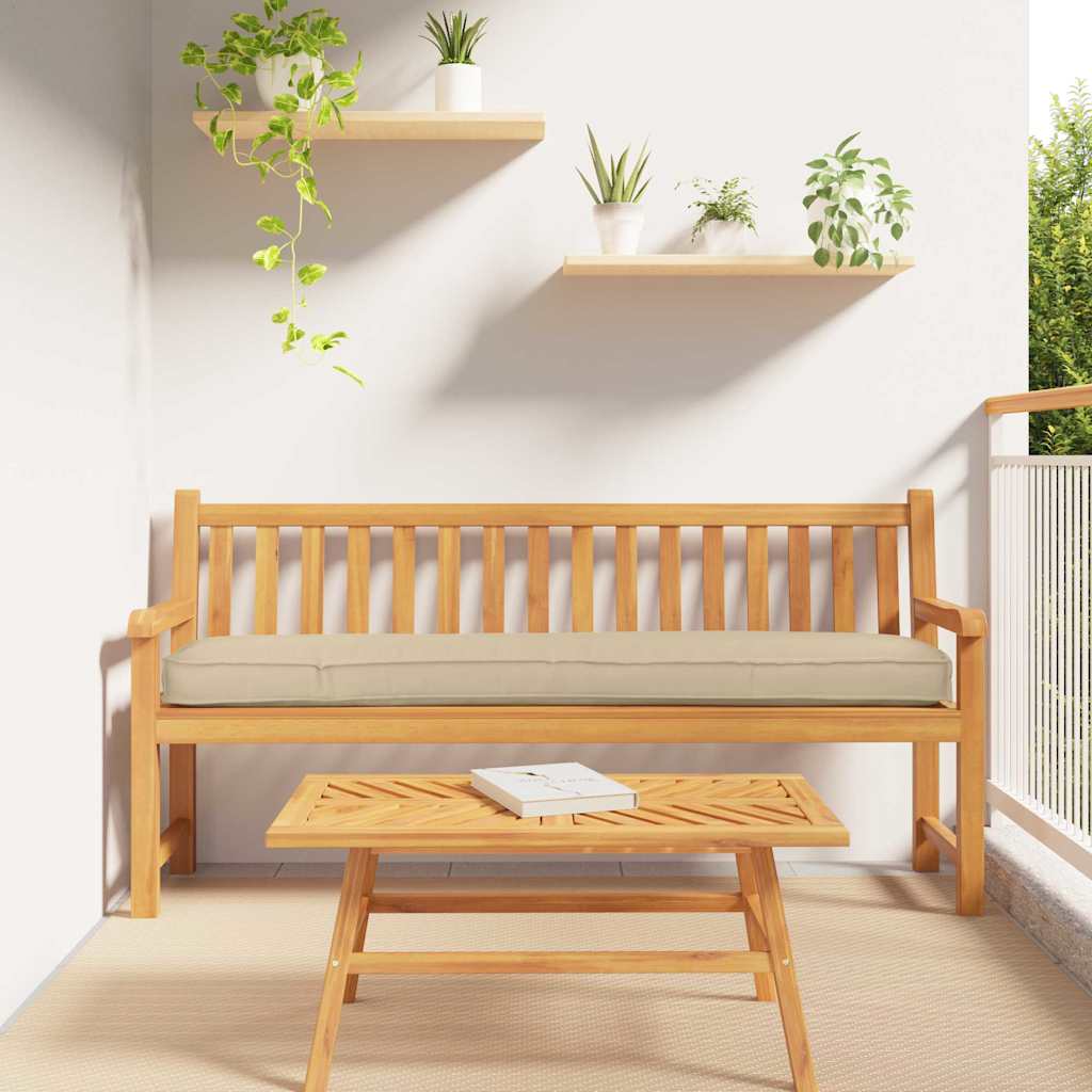 Jastučić za palete Bež 180 x 40 x 8 cm Oxford tkanina