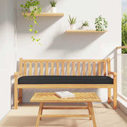 Jastučić za palete Crna 180 x 40 x 8 cm Oxford tkanina