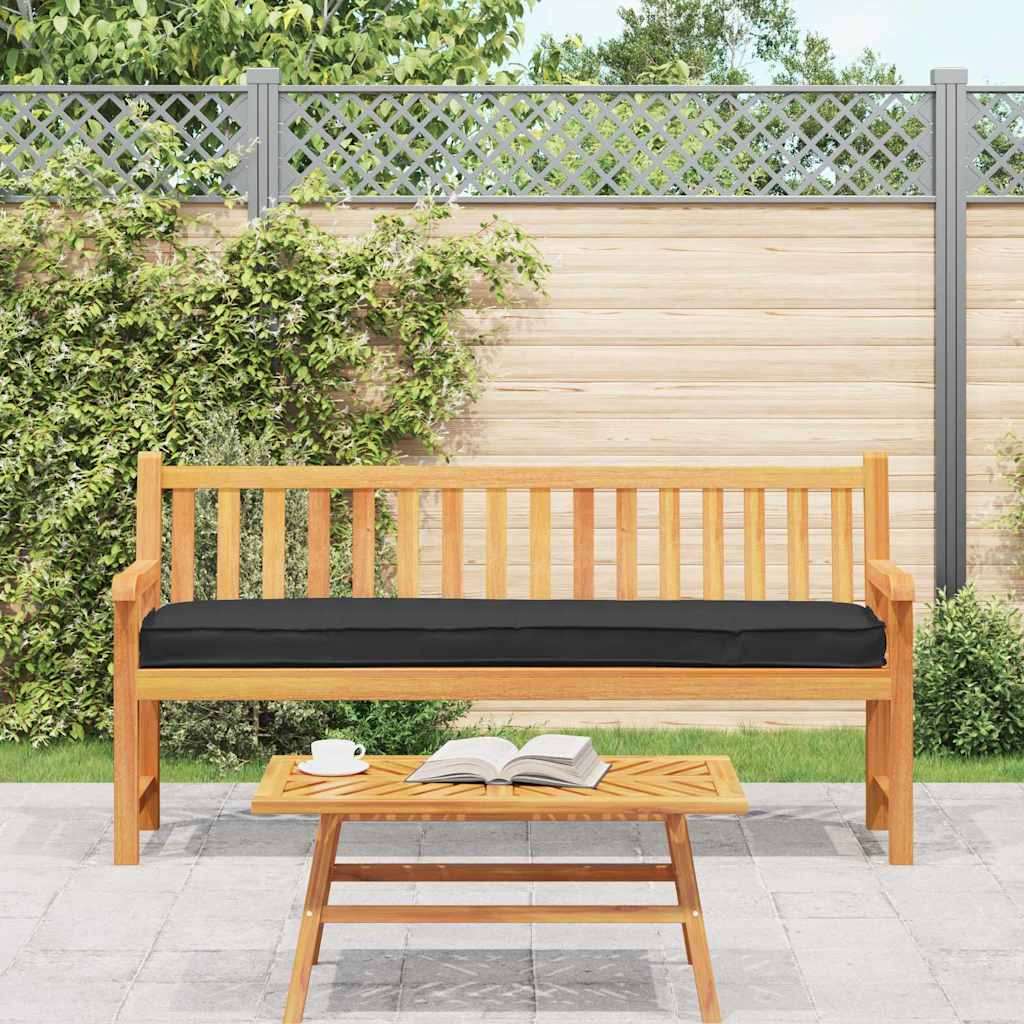 Jastučić za palete Crna 180 x 40 x 8 cm Oxford tkanina