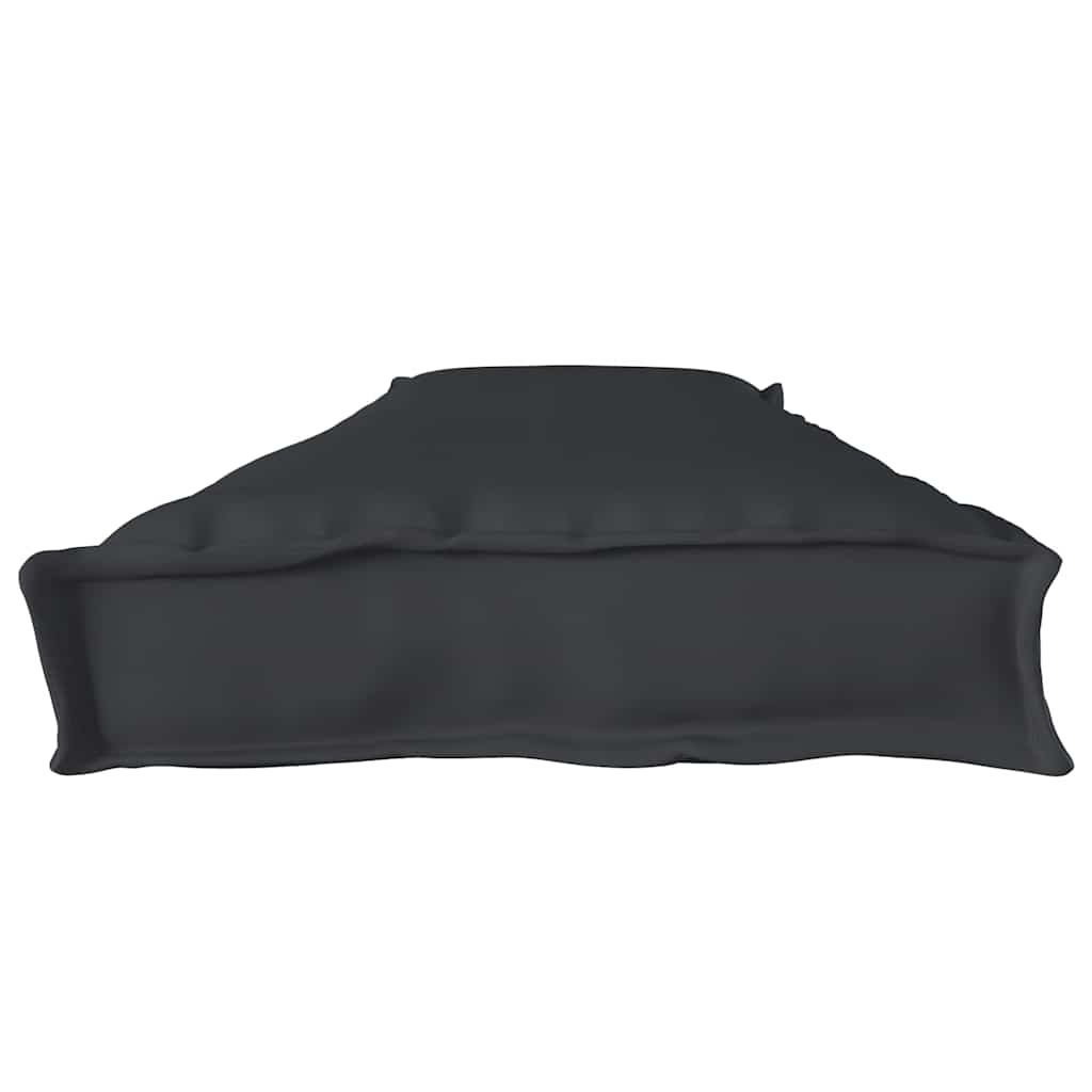 Jastučić za palete Crna 180 x 40 x 8 cm Oxford tkanina