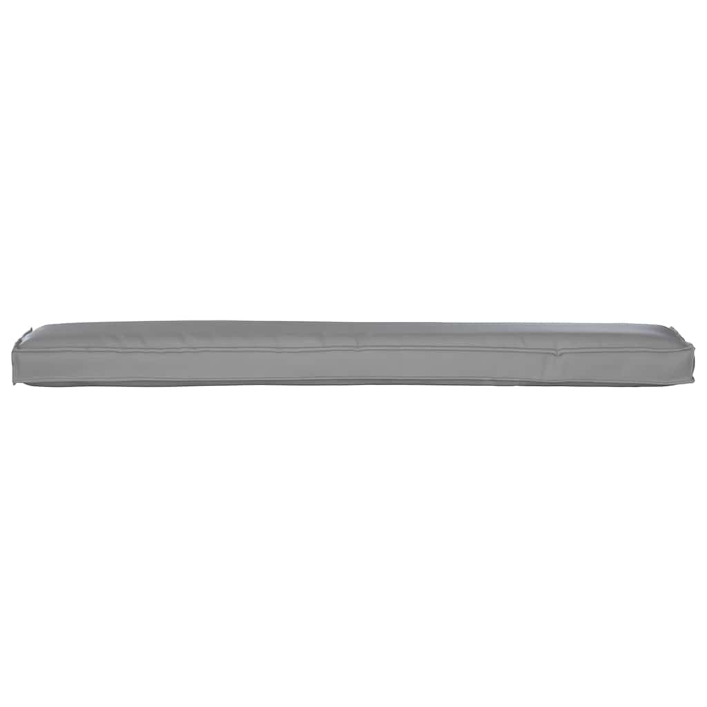 Jastučić za palete Siva 200 x 40 x 8 cm Oxford tkanina