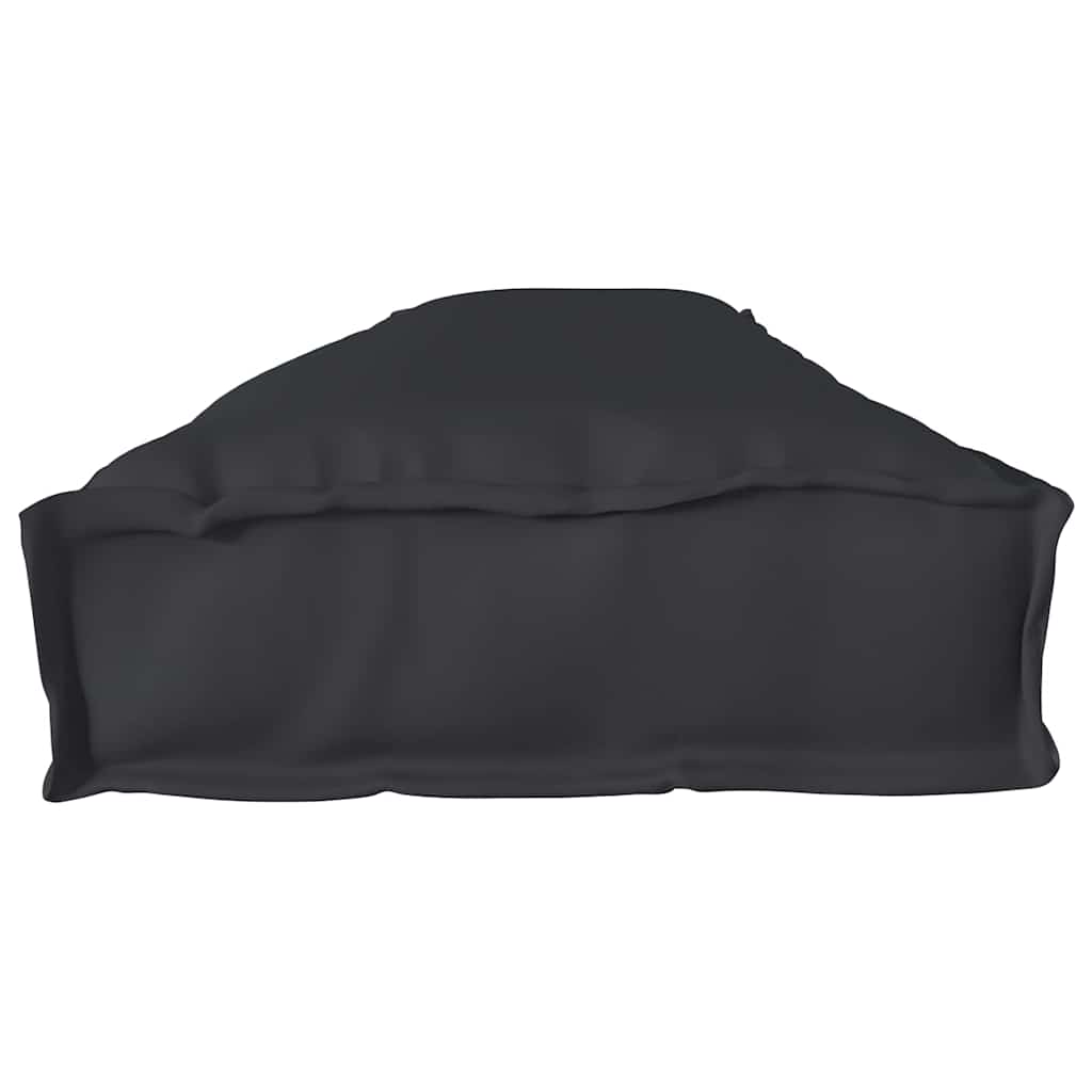 Jastučić za palete Crna 200 x 40 x 8 cm Oxford tkanina