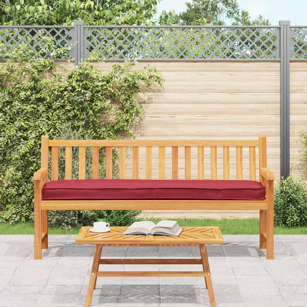 Jastučić za palete Vinska crvena 200 x 40 x 8 cm Oxford tkanina